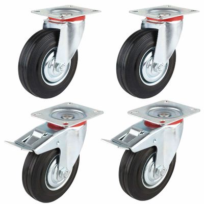 3 " 4 " 5 " 6 " 8 بوصة مطاط عجلات عجلات عجلات عجلات عجلات عجلات عجلات
