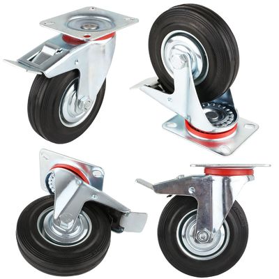 3 " 4 " 5 " 6 " 8 بوصة مطاط عجلات عجلات عجلات عجلات عجلات عجلات عجلات