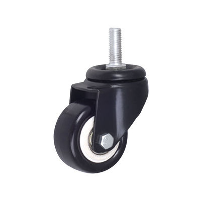 عجلات الأثاث العالمية من PP PU PVC الأسود الخفيفة