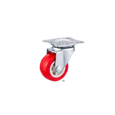 العجلات الحمراء 25mm -75mm كرسي المكتب العالمي عجلات العجلات