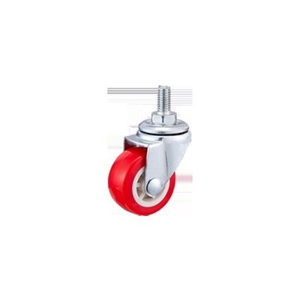 العجلات الحمراء 25mm -75mm كرسي المكتب العالمي عجلات العجلات